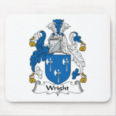 Wright-Familienwappen Mousepad (Vorne)
