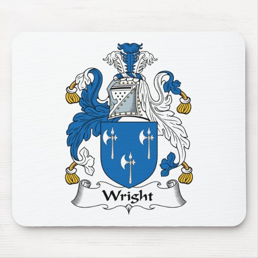 Wright-Familienwappen Mousepad (Vorne)