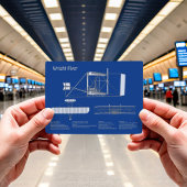 Wright Flyer - Flugzeugkonzept Zeichnend Pläne ABD Postkarte