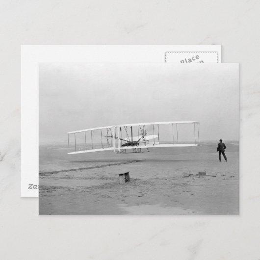 Wright Flyer Postcard Postkarte (Vorne/Hinten)