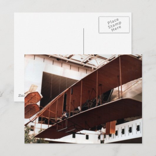 Wright Flyer Smithsonian / Mai 1982 Postcard Postkarte (Vorne/Hinten)