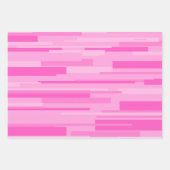 Wright Hot Pink Mitte Jahrhundert Modernes Muster Geschenkpapier Set (Vorderseite 2)