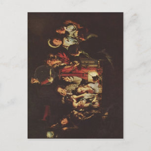 Wright, Joseph An Experiment on a Bird in a Air P Postkarte