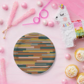 Wright Midjahrhundert Modernes geometrisches Muste Pappteller (Party)