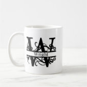 Wright Monogramm Kaffeetasse (Links)