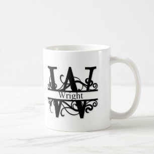 Wright Monogramm Kaffeetasse