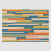 Wright Retro Modernes Abstrakt geometrisches Muste Seidenpapier (Vorderseite)