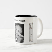 Wright-Tasse Zweifarbige Tasse (VorderseiteRechts)