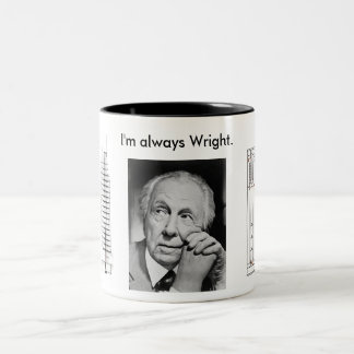 Wright-Tasse Zweifarbige Tasse