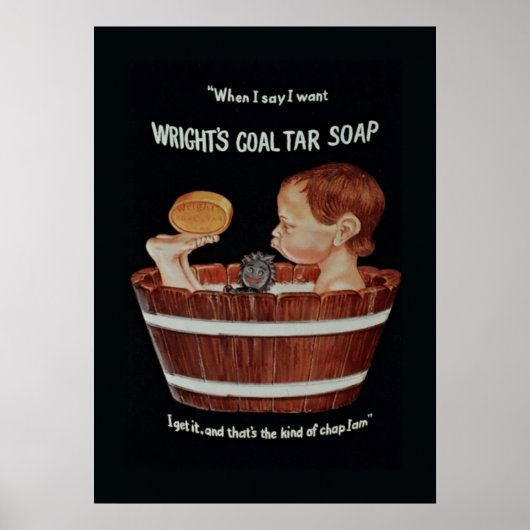 Wrights Coal Tar Soap Poster (Vorne)