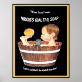 Wright's Coal Tar Soap Poster (Vorne)