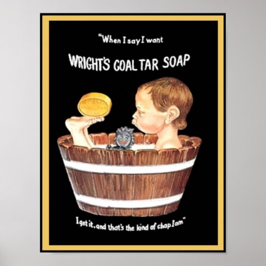 Wright's Coal Tar Soap Poster (Vorne)
