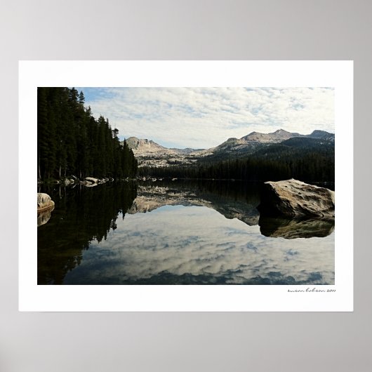 Wrights Lake Reflection Poster (Vorne)