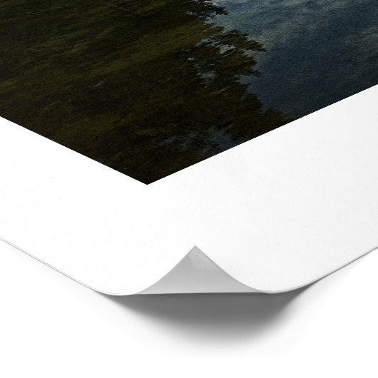 Wrights Lake Reflection Poster (Ecke)