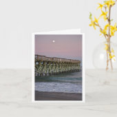 Wrightsville Beach - Blank Grußkarte Karte (Gelbe Blume)