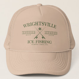 Wrightsville Beach Ice Fischen, North Carolina Truckerkappe