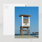 Wrightsville Beach Lifeguard 5 Postkarte (Vorne/Hinten)