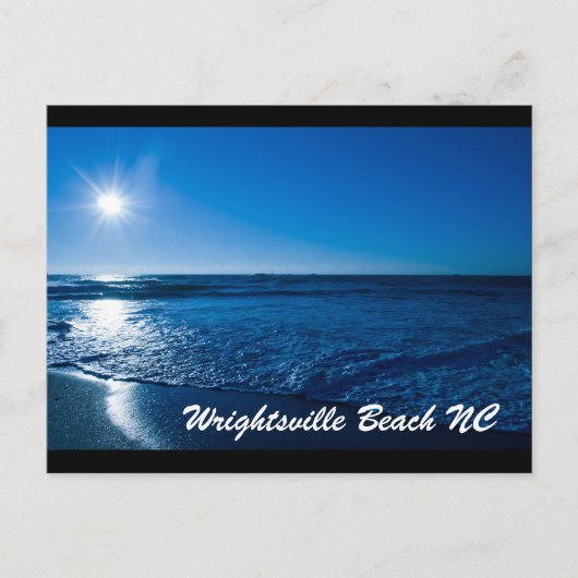 Wrightsville Beach NC Postkarte (Vorderseite)