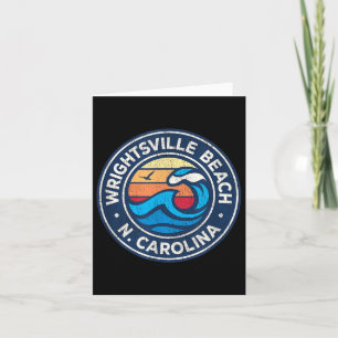 Wrightsville Beach North Carolina Nc Vintag Nauti Karte