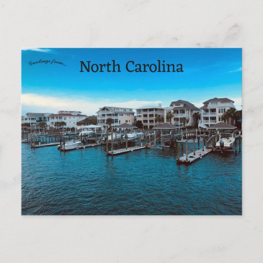 Wrightsville Beach North Carolina Postkarte (Vorderseite)
