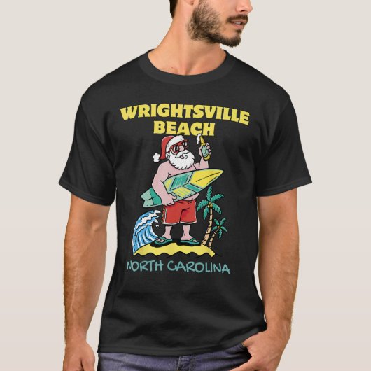 WRIGHTSVILLE BEACH NORTH CAROLINA Weihnachten T-Shirt (Vorderseite)