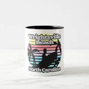 Wrightsville Beach North Carolina Zweifarbige Tasse