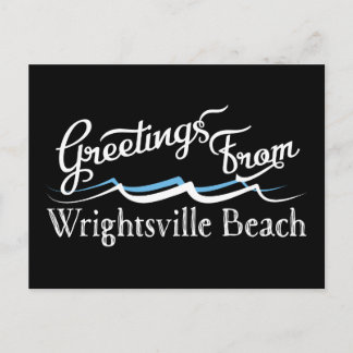 Wrightsville Beach Water Waves Postkarte
