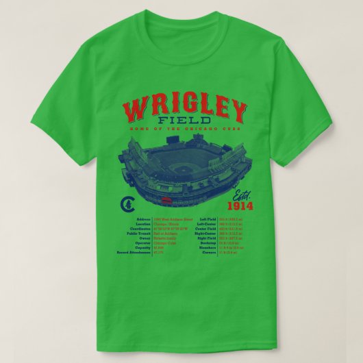 Wrigley Field T-Shirt (Design vorne)