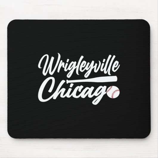 Wrigleyville Chicago Baseball American Mousepad (Vorne)