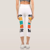 Wrigleyville Chicago Baseball American T-Shirt Capri Leggings (Rückseite)