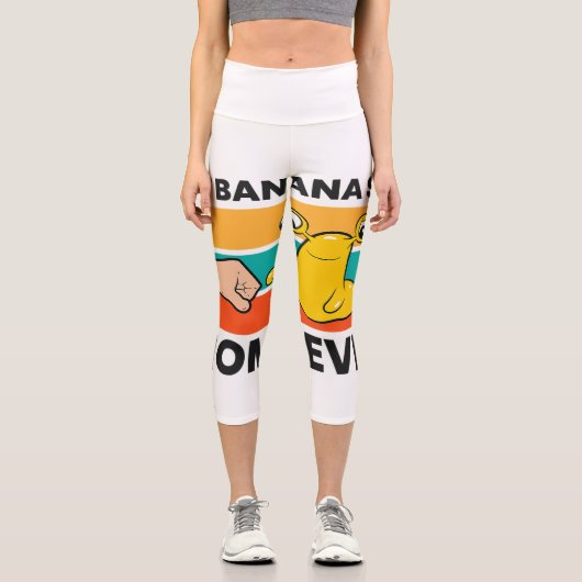 Wrigleyville Chicago Baseball American T-Shirt Capri Leggings (Vorderseite)