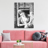 Wringen von Frauen Leinwanddruck (Insitu (Wohnzimmer))