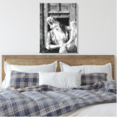 Wringen von Frauen Leinwanddruck (Insitu (Schlafzimmer))