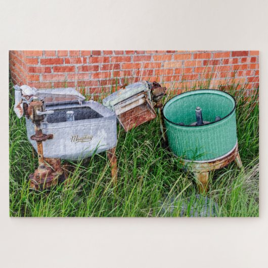 Wringer Washer und Wäschetrockner - 1014 Stück Puzzle (Horizontal)