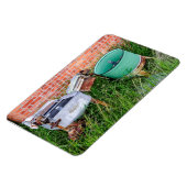 Wringerscheibe und Waschzuber Magnet (Linke Seite)