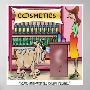 Wrinkly Hundeöl Poster