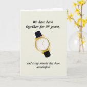 Wrist von 55. Hochzeit Karte (Gelbe Blume)