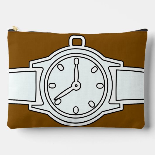 Wristwatch Brown Zubehörtasche (Vorderseite)