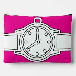 Wristwatch Hot Pink Zubehörtasche