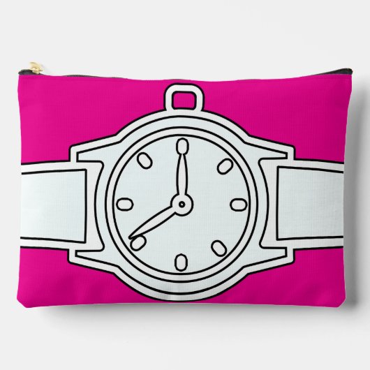 Wristwatch Hot Pink Zubehörtasche (Vorderseite)