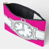 Wristwatch Hot Pink Zubehörtasche (Offen)