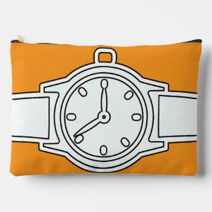 Wristwatch Orange Zubehörtasche