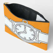 Wristwatch Orange Zubehörtasche (Offen)