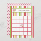 Writable Bingo Card Liebe and Nature Girl Woodland Einladungspostkarte (Vorne/Hinten)