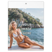 WRITE! ✍️ Custom Clipboard – Add Your Own Design Klemmbrett (Rückseite)