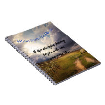 "Write from the Heart" Spiral Foto Notebook