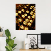 Write Me - Letter Keys Poster (Heimbüro)