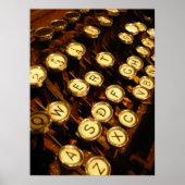 Write Me - Letter Keys Poster (Vorne)