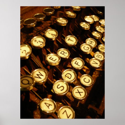 Write Me - Letter Keys Poster (Vorne)
