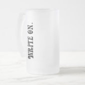 Write On (VER 3) Mattglas Bierglas (Vorderseite Links)